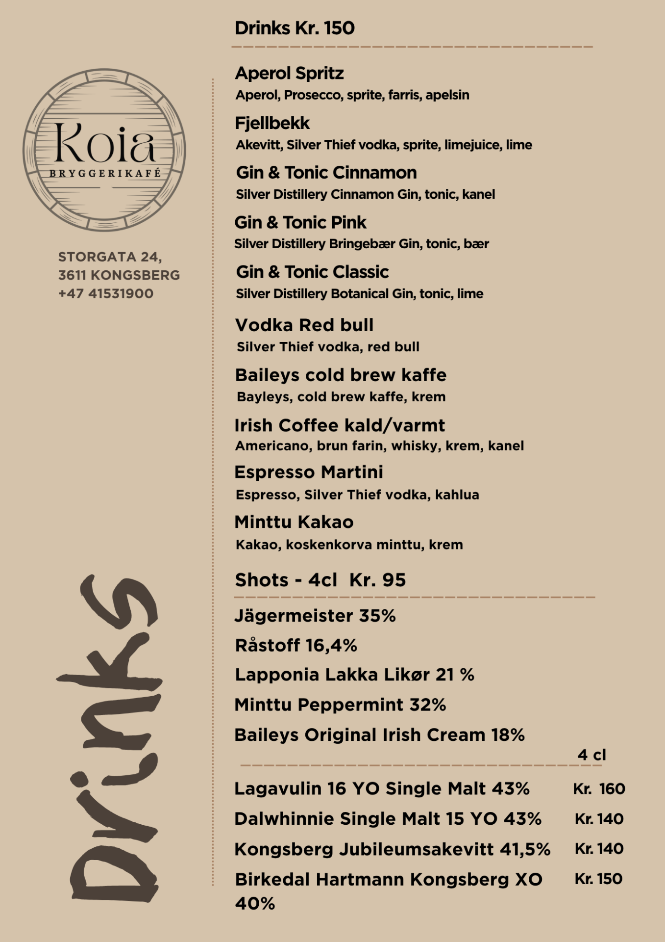 Drinks